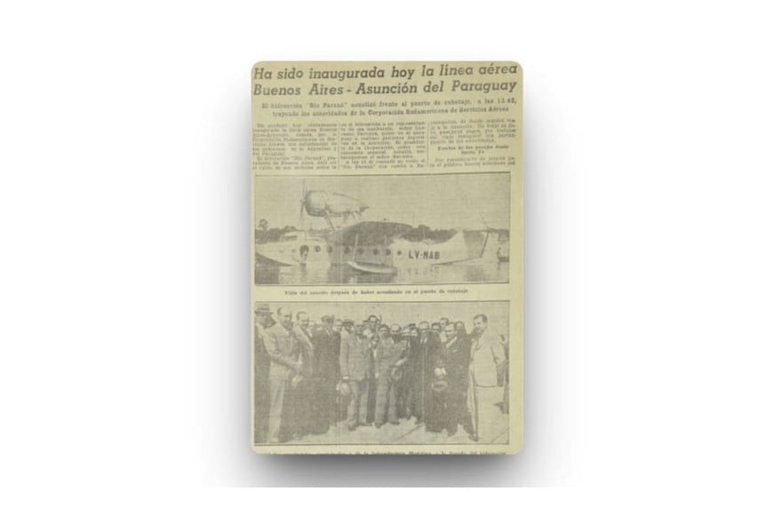 La IA revivió el vuelo del hidroavión "Río Paraná" 84 años después