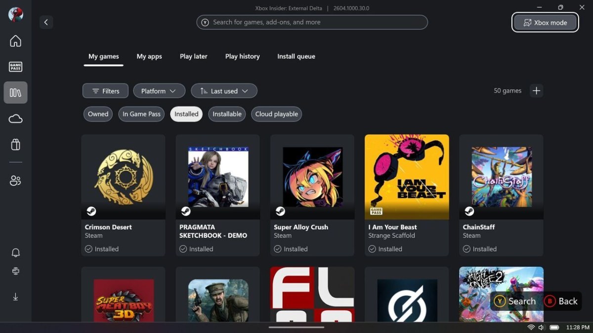 Microsoft lanza el 'Modo Xbox' en Windows 11
