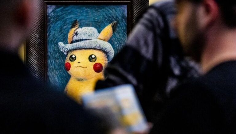 Caos total en el Museo Van Gogh por la locura Pokémon