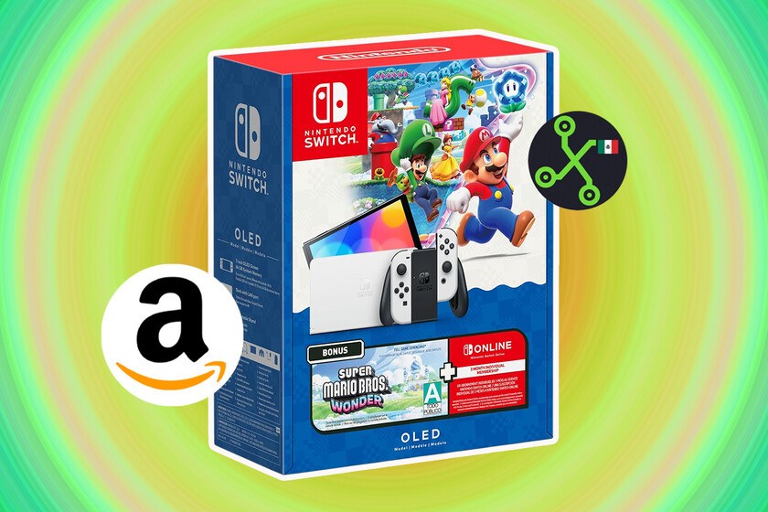Consigue la Nintendo Switch OLED con Mario Wonder por menos de 6 mil pesos