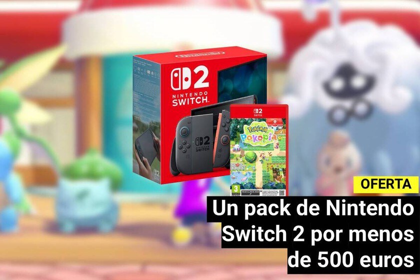 PcComponentes lanza la Nintendo Switch 2 con 'Pokémon Pokopia' por menos de 500 euros
