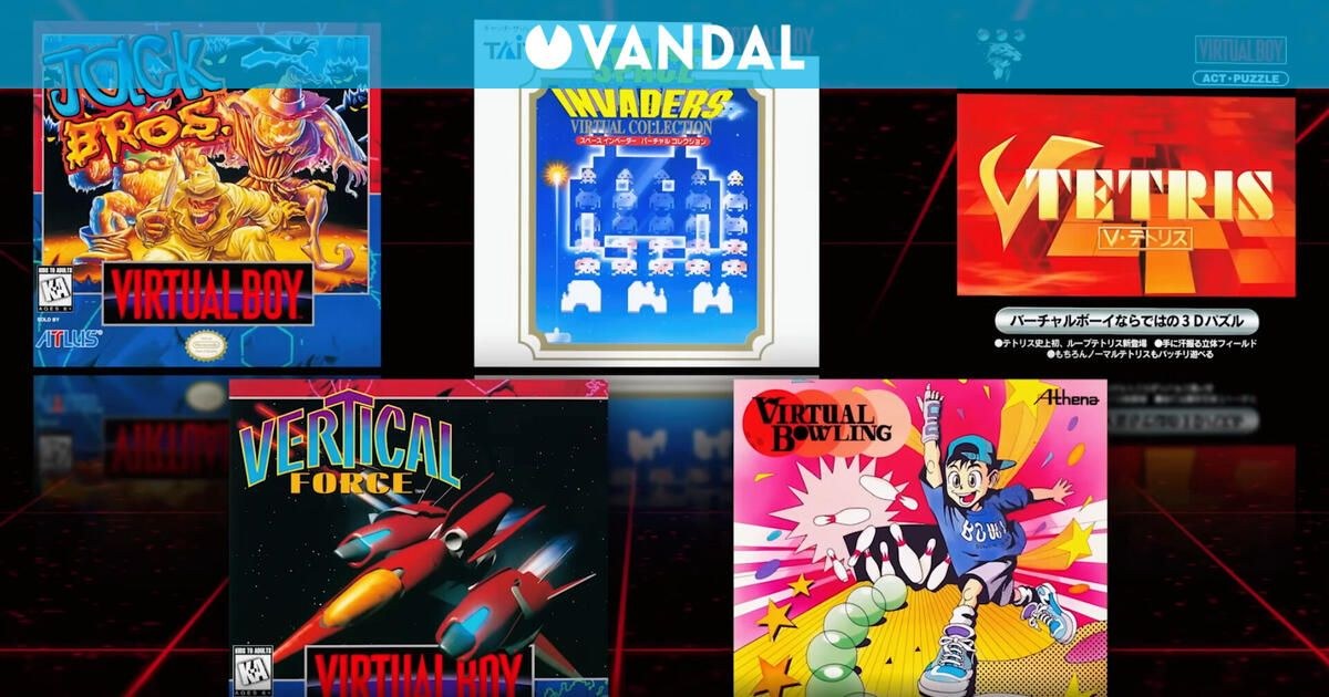 Nuevos clásicos de Virtual Boy llegan al catálogo de Nintendo Switch