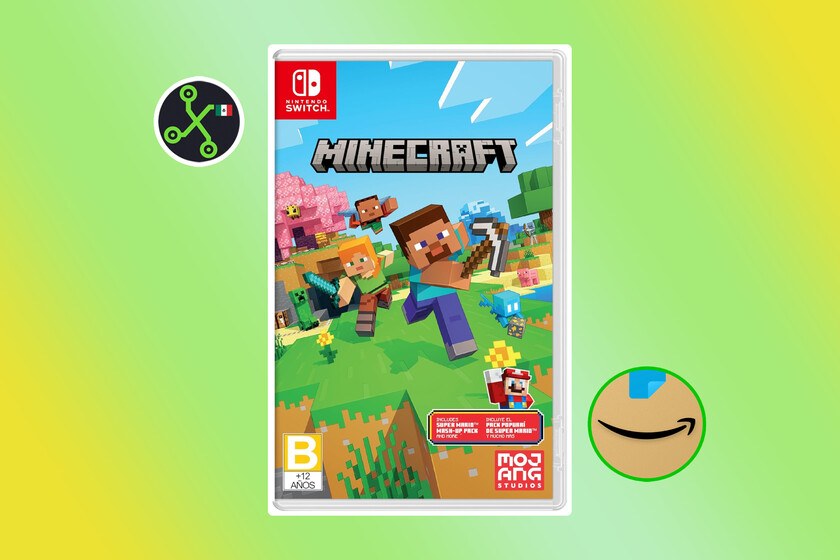 Minecraft para Switch se dispara a 335 pesos en Amazon: ¡no os lo dejéis escapar!