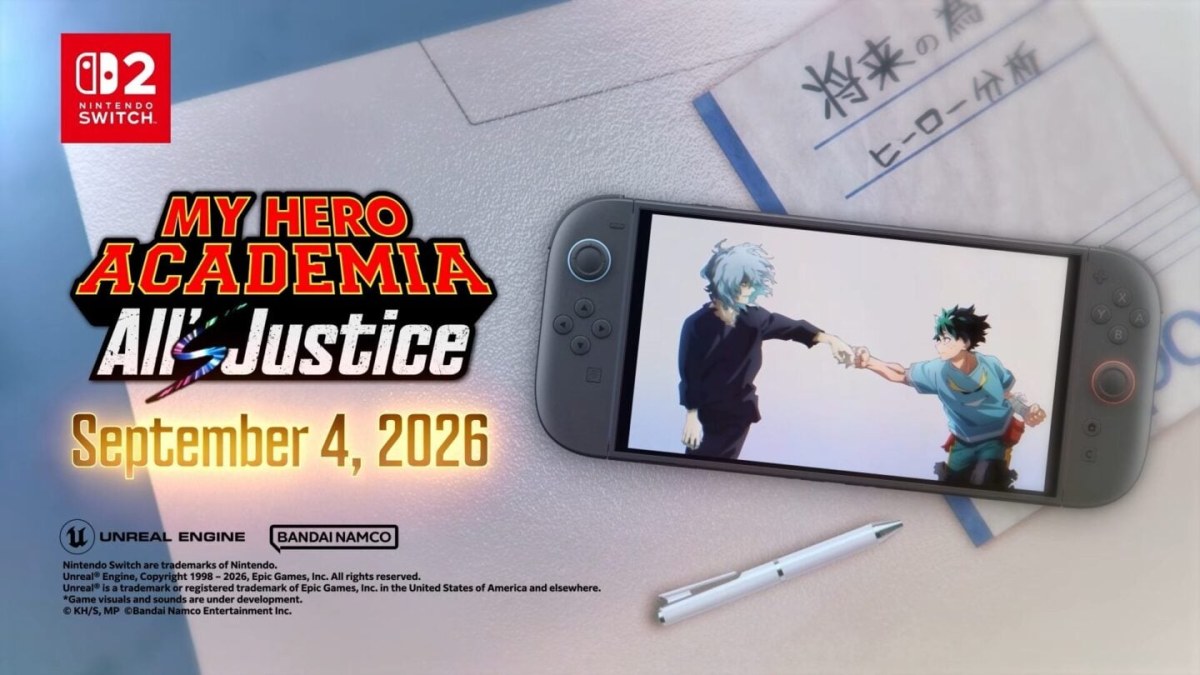 My Hero Academia: All’s Justice llegará a Nintendo Switch 2 en septiembre