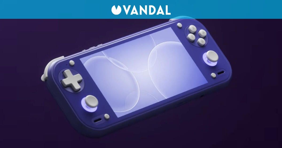 Anbernic RG 55G1: Nueva portátil horizontal con sticks Hall y diseño tipo Switch Lite