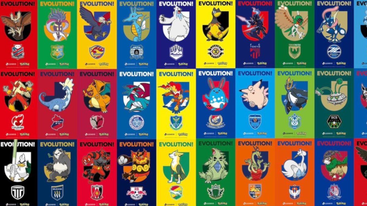 La J.League y Pokémon se alían para asignar criaturas a sus 60 clubes