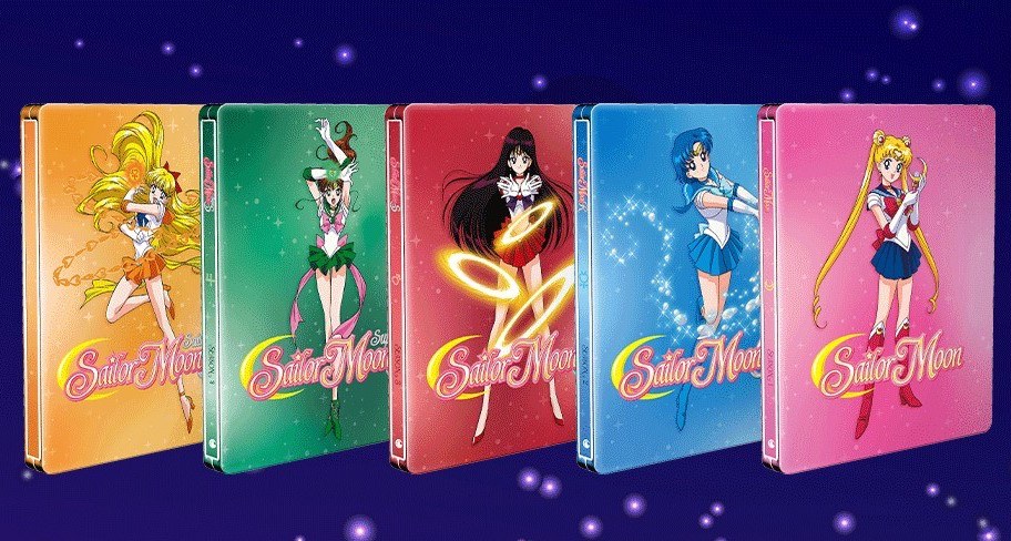 Ediciones en formato Steelbook para el anime clásico de Sailor Moon