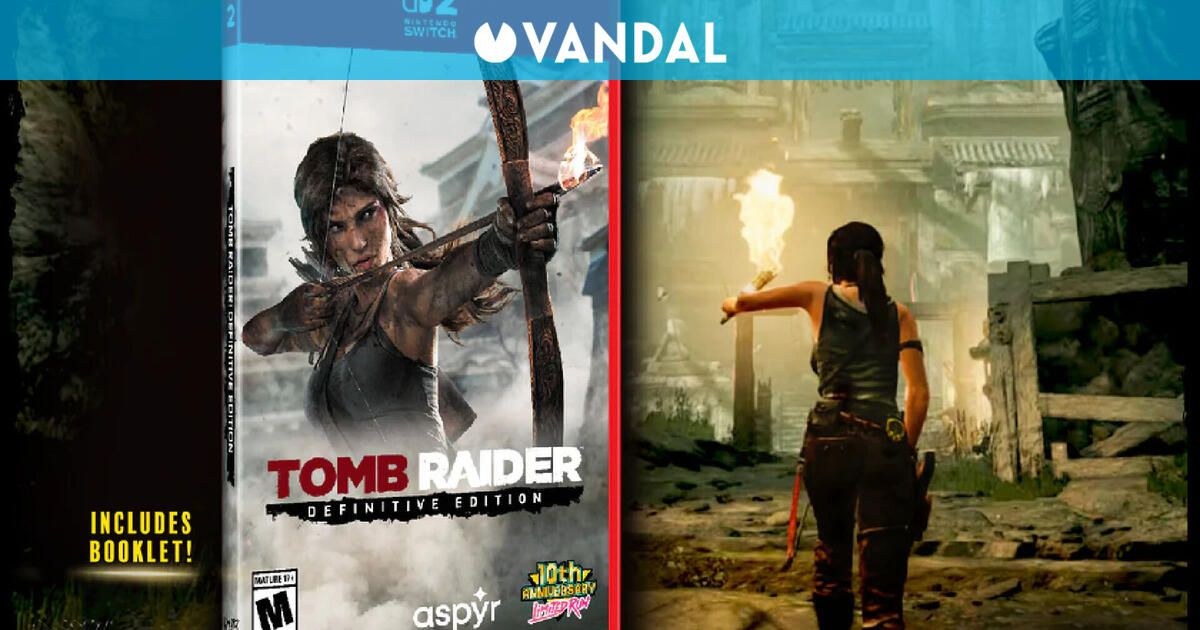 Tomb Raider: Definitive Edition contará con formato físico para Nintendo Switch 2
