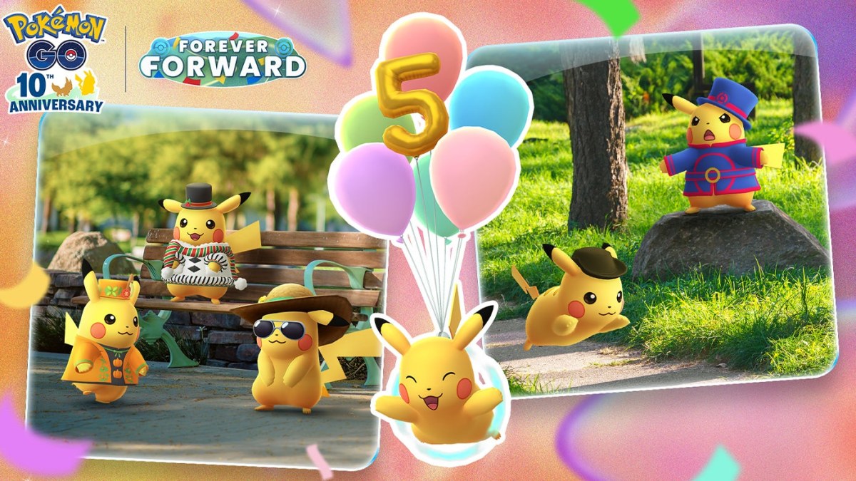 El aniversario de Pikachu inunda Pokémon Go con una invasión de disfraces