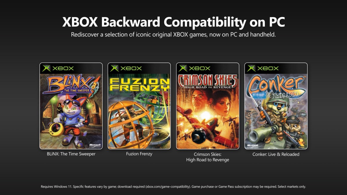 Microsoft lanza la retrocompatibilidad de Xbox en PC con clásicos legendarios