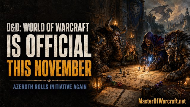 El cruce definitivo: World of Warcraft llega a las mesas de Dungeons & Dragons