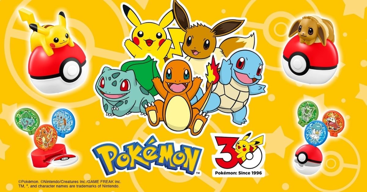 Nueva colaboración entre Pokémon y McDonald's para celebrar el 30 aniversario