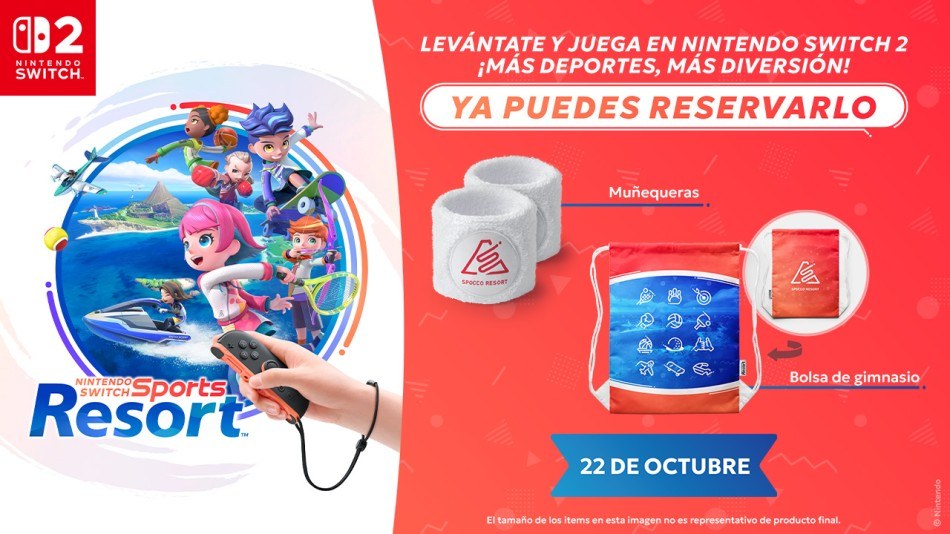 Nintendo Switch Sports Resort llega a la nueva consola de Nintendo este octubre