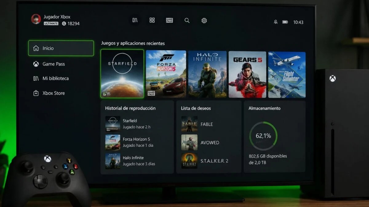 Microsoft prepara mejoras en la interfaz y gestión de almacenamiento para Xbox Series X|S