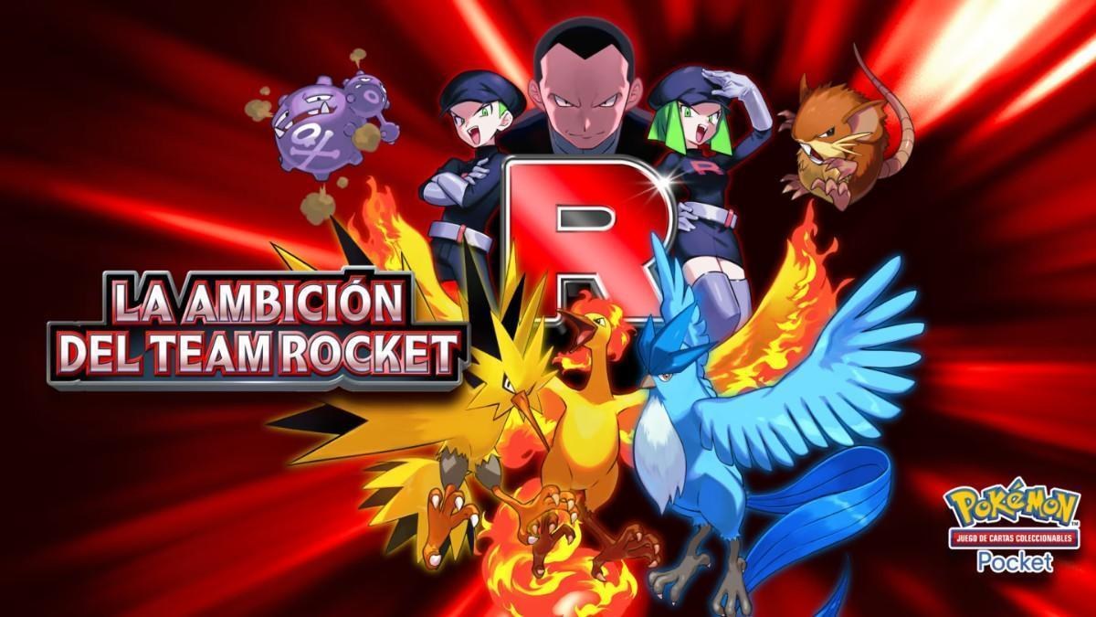 El Team Rocket aterriza en Pokémon Pocket con una expansión cargada de novedades
