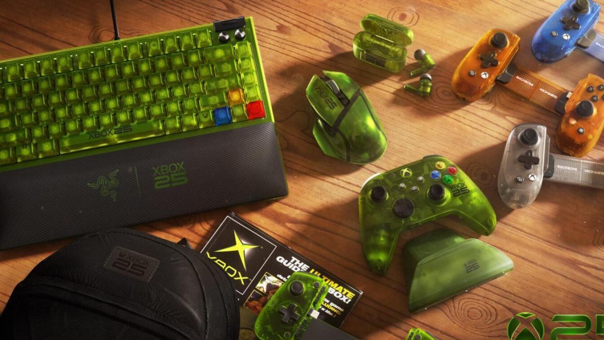 Xbox conmemora su cuarto de siglo con una colección de periféricos de estética retro