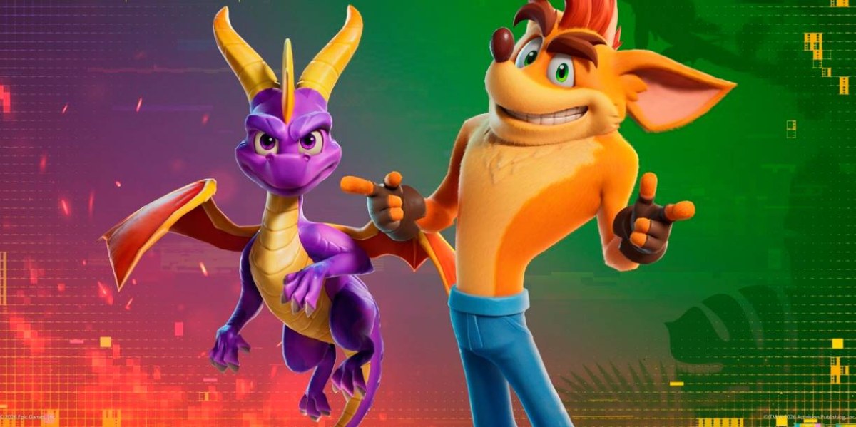 Crash Bandicoot y Spyro se unen a la temporada Override de Fortnite
