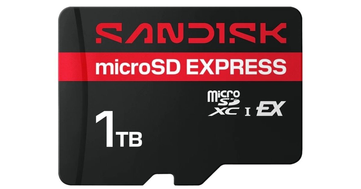Nuevas tarjetas microSD Express de 1 TB para la sucesora de Nintendo Switch