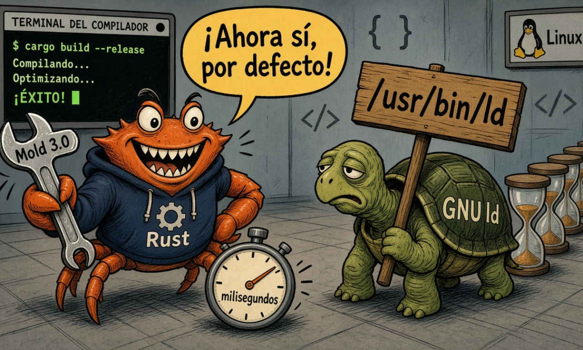 Mold planea su salto a Rust y busca sustituir al veterano GNU ld
