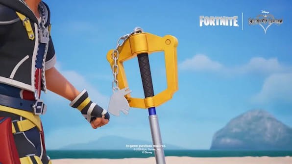 Sora llega a Fortnite esta semana con su icónica Llave Espada