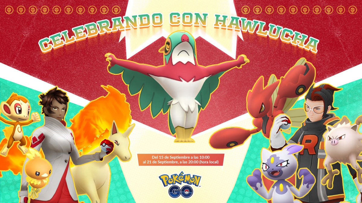 Pokémon GO celebra la cultura mexicana con un evento exclusivo dedicado a Hawlucha