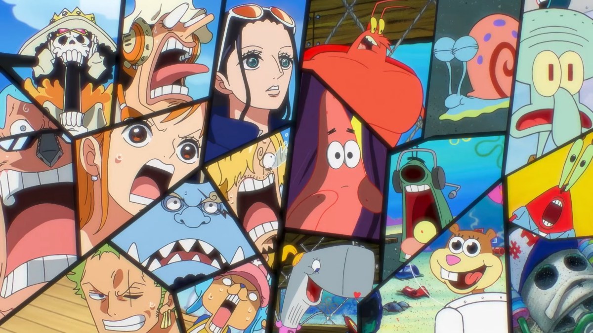 La inesperada unión entre One Piece y Bob Esponja llega a los menús infantiles