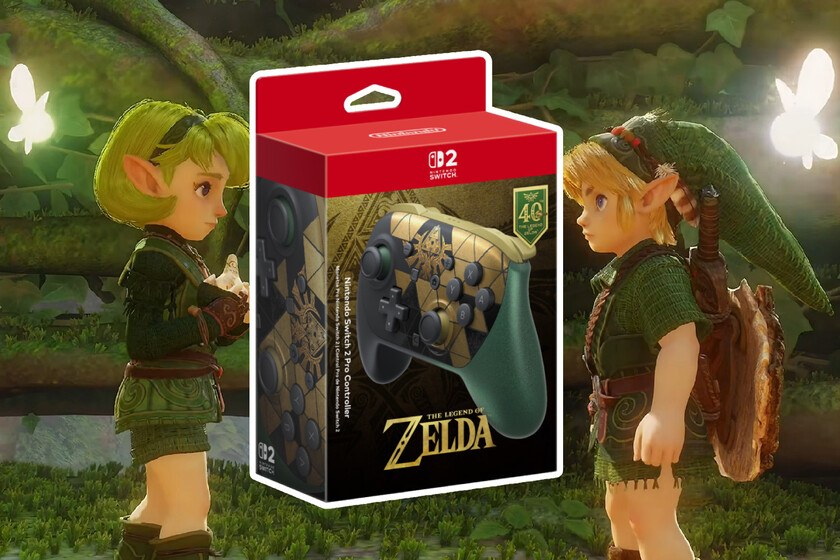 Ya es posible reservar el mando Pro de Zelda por el 40 aniversario