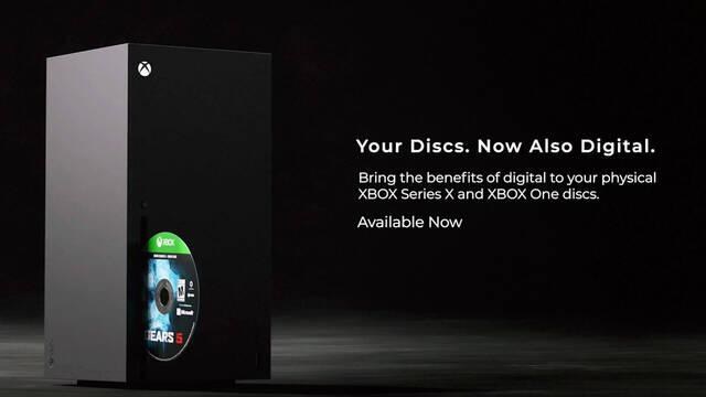 Todos los usuarios de Xbox ya pueden convertir sus discos físicos en licencias digitales