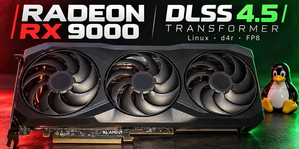 Soporte experimental para DLSS 4.5 en tarjetas AMD Radeon RX 9000 bajo Linux