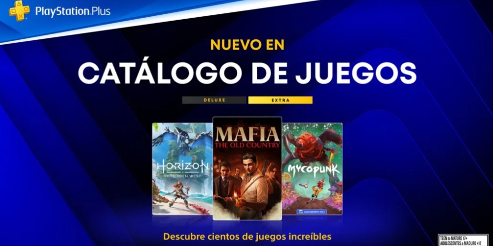 Octubre 2026: Mafia, Horizon y Mycopunk llegan a PS Plus Extra y Deluxe