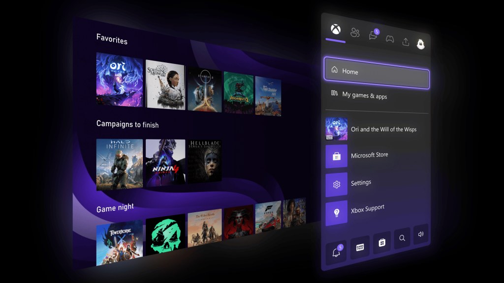 Microsoft pule la interfaz del modo Xbox en Windows 11 para facilitar la navegación con mando