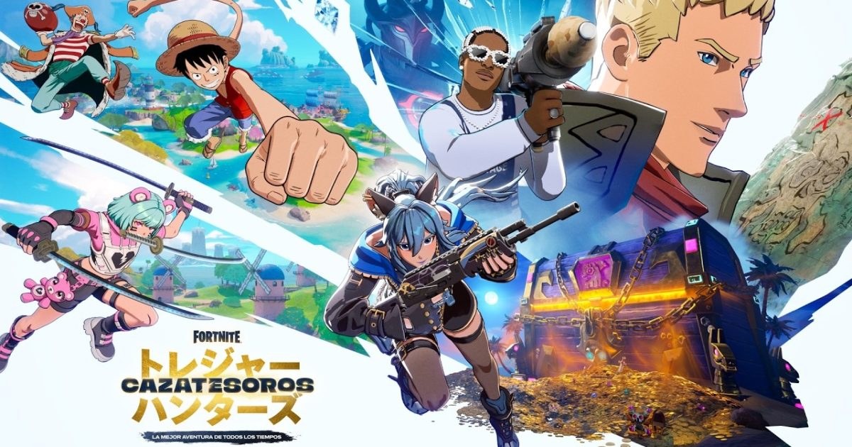 One Piece llega a Fortnite: Cazatesoros con Luffy, Zoro y más