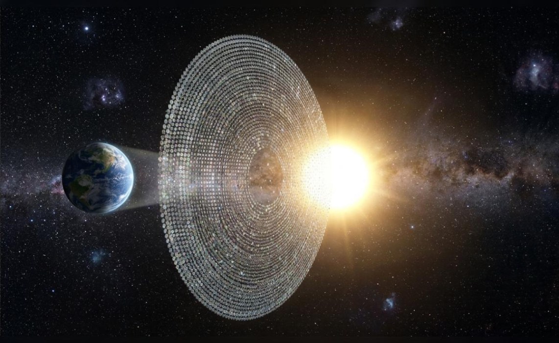 Una sombrilla espacial para frenar el calentamiento global